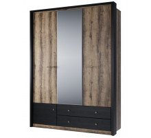 Трехстворчатый шкаф для одежды с зеркалом Джаггер 3DG2S Z