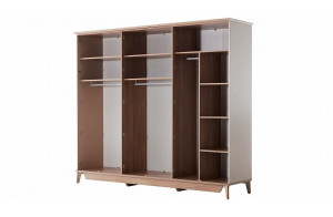 Шкаф платяной 6-и дверный Алвис (ALVIS) ALVIS-34 Шкаф платяной 6-и дверный Алвис (ALVIS) ALVIS-34