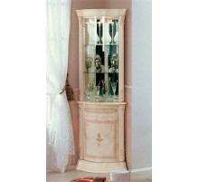 Угловой шкаф-витрина Роза (беж)
