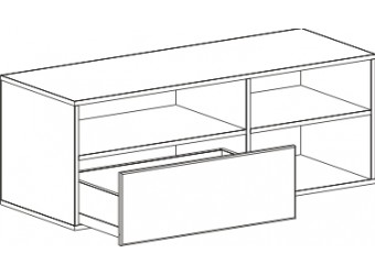 Тумба под телевизор Кёльн-1220 (высокая)